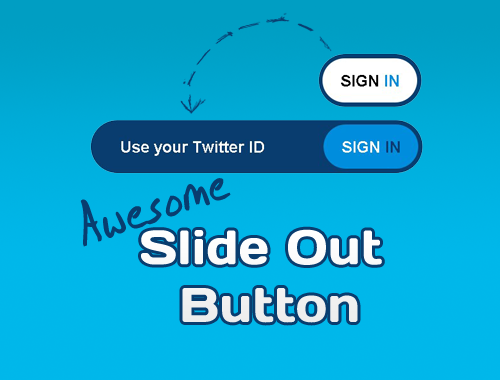 Awesome CSS3 & jQuery Slide Out Button