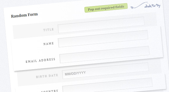 Enhance Required Fields with CSS3