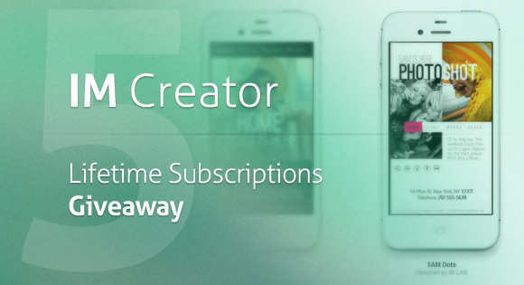 IM Creator Lifetime Subscriptions Giveaway