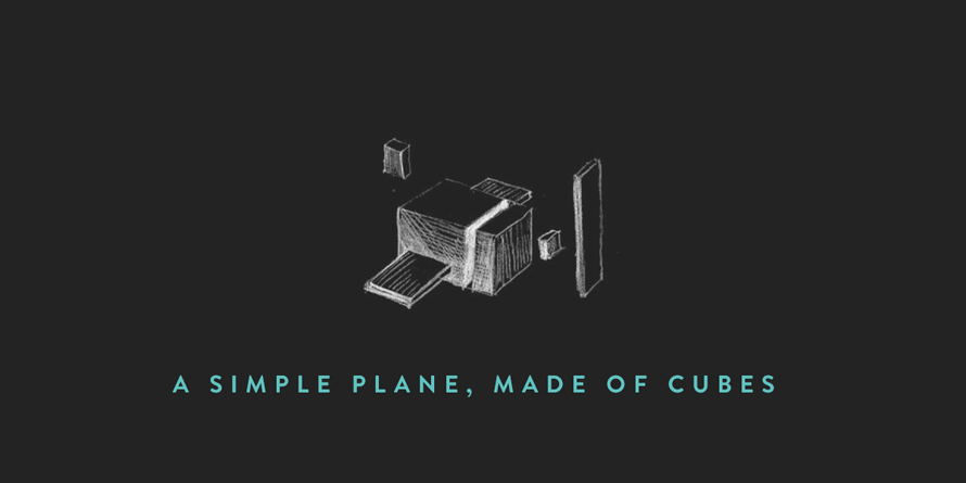Animated3DScene_plane-of-cubes
