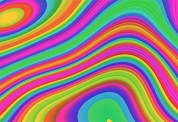 Psychedelic-waves