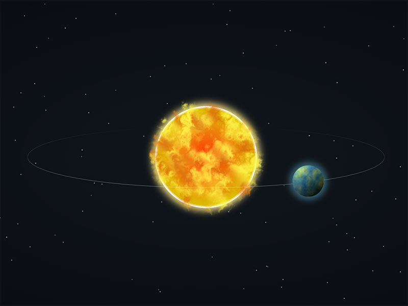Sun-&-Earth