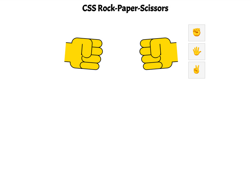 CSSRock-Paper-Scissors