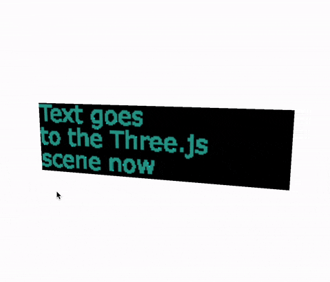 Demo 02 - 3D Typing Effects with Three.js
