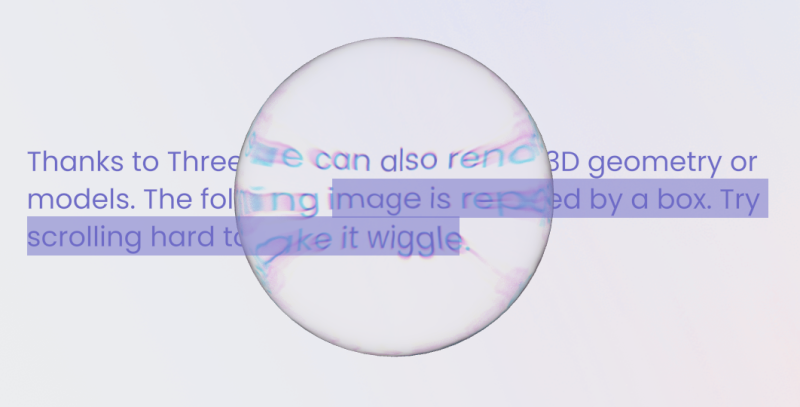 Progressively Enhanced WebGL Lens Refraction | Codrops 3