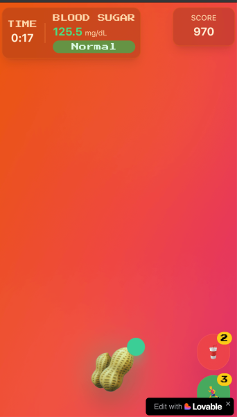 screenshot of early gameplay UI, notifications on screen, orange color scheme